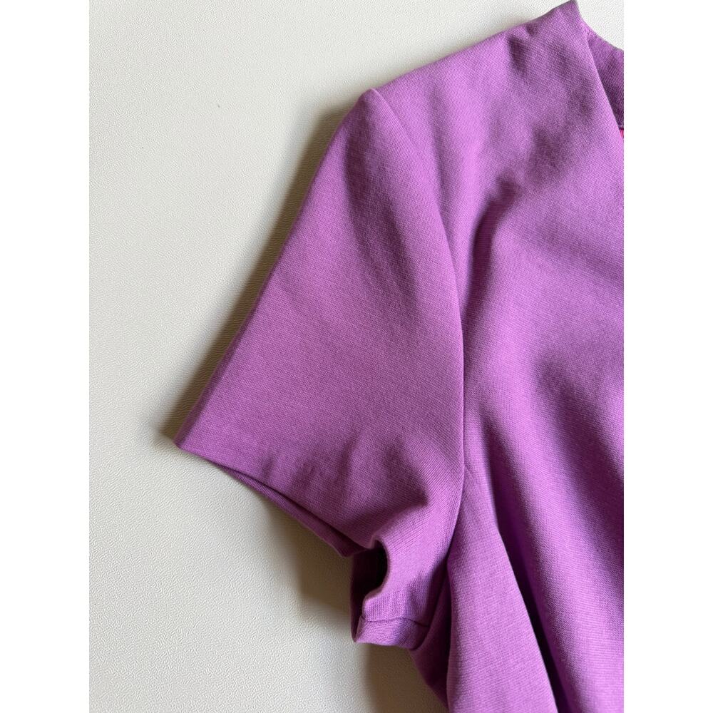 Boden Women's Lilac Suplice Ponte Alicia Fit and Flare Midi Dress Size 8 - Picture 3 of 13